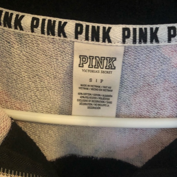 Ladies Pink pullover 1/4 zip up - Picture 3 of 3